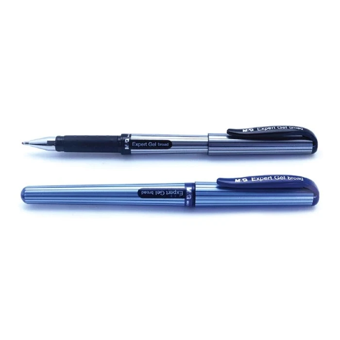 Pulpen / Ballpen Gel Pen M&G Stick Expert Barrel With Stripe 1.0mm AGP13672